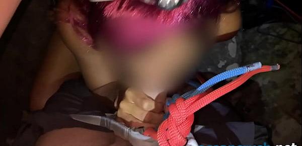 trendsROCK CLIMBING at night OUTDOOR adventure | blowjob and face mask with naughty sportive girl - Ocean Crush